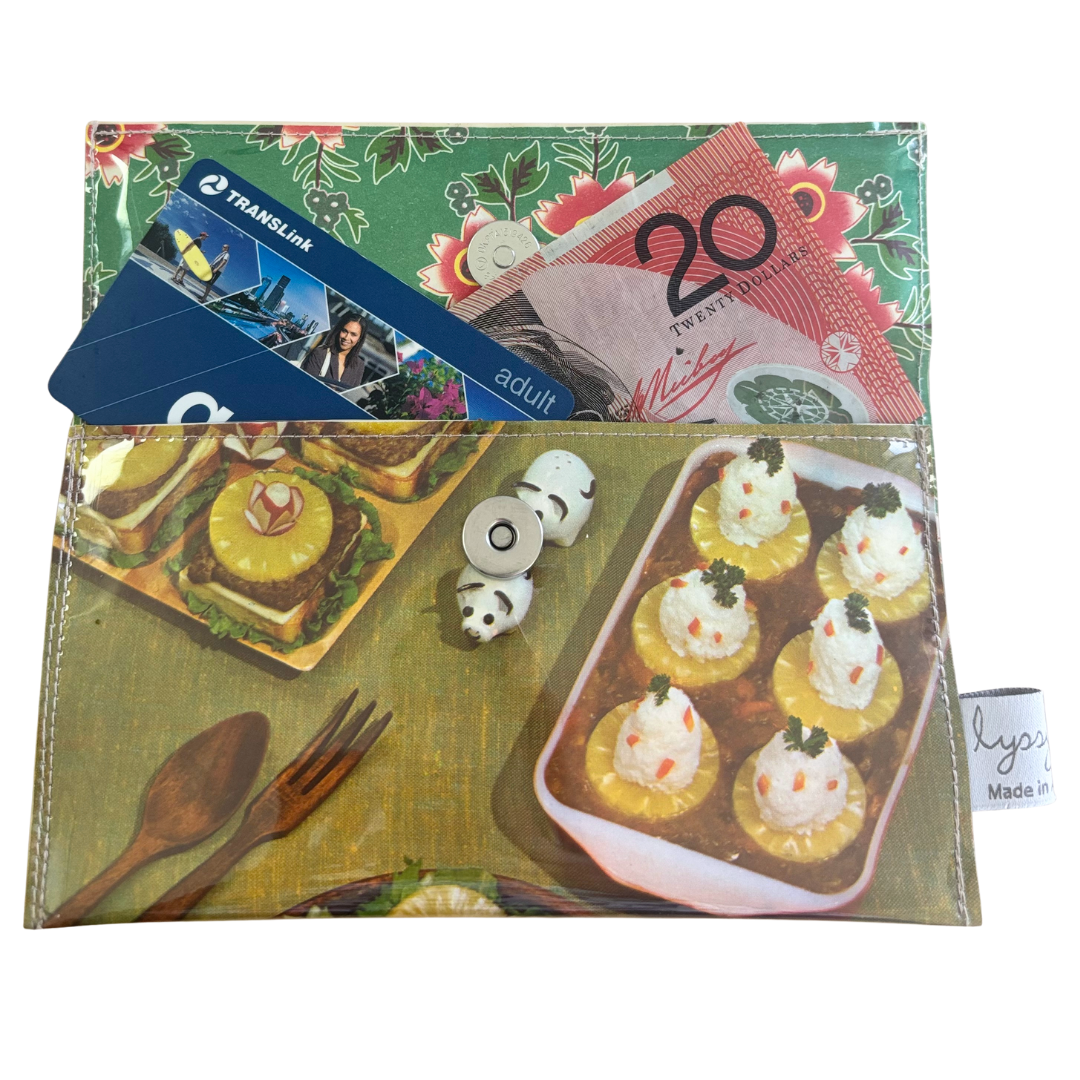 Retro Recipe Wallet - Golden Circle Pineapple Extravaganza