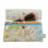 Recycled Street Map Wallet - Wynnum, Manly, Lota, Wakerley, Ransome