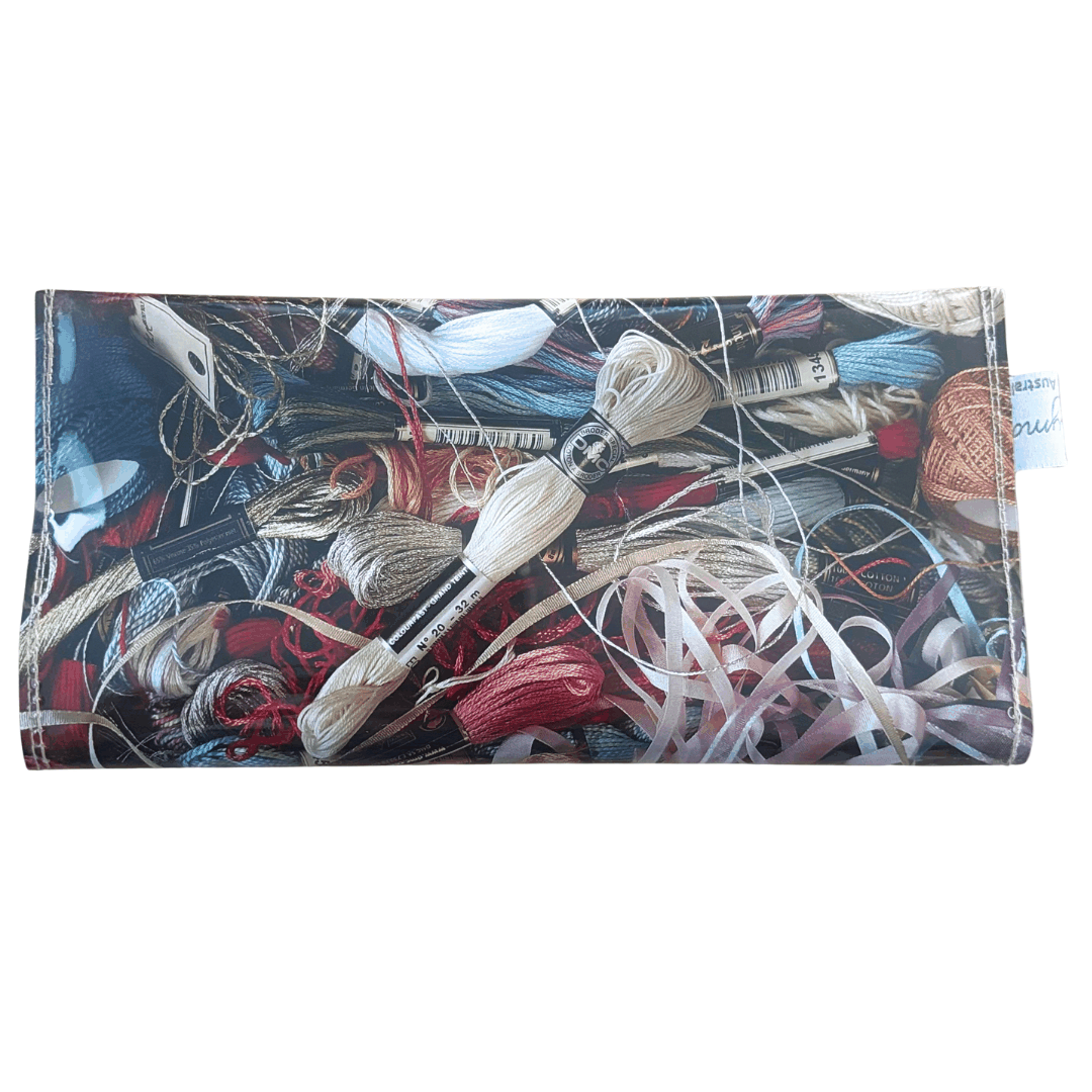 Embroidery Book Wallet - Embroidery Cottons and Ribbons