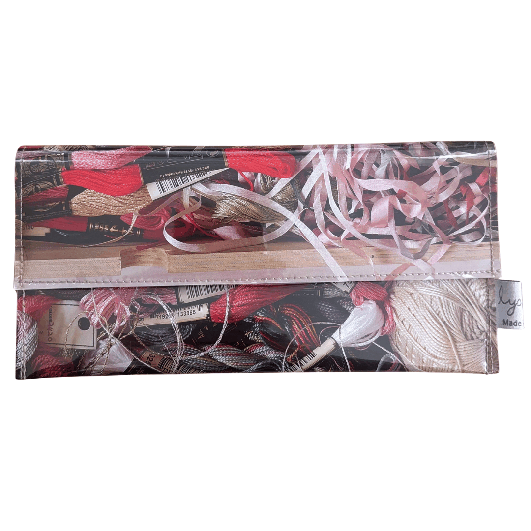 Embroidery Book Wallet - Embroidery Cottons and Ribbons