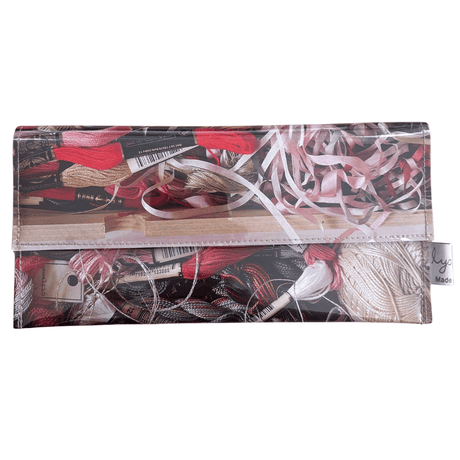 Embroidery Book Wallet - Embroidery Cottons and Ribbons