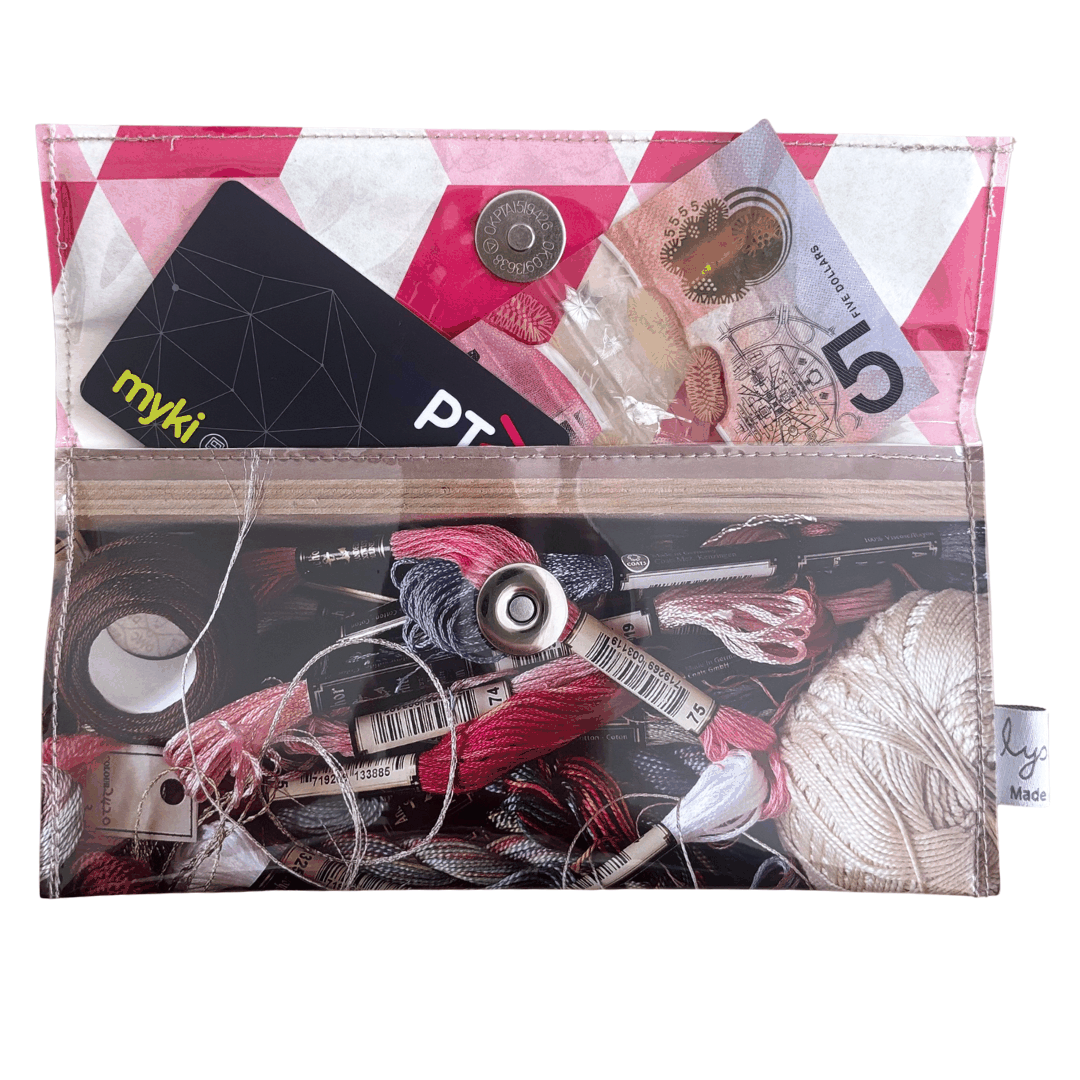 Embroidery Book Wallet - Embroidery Cottons and Ribbons