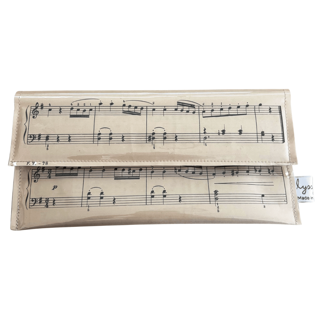 Vintage Sheet Music Wallet - "Minuet" by Haydn