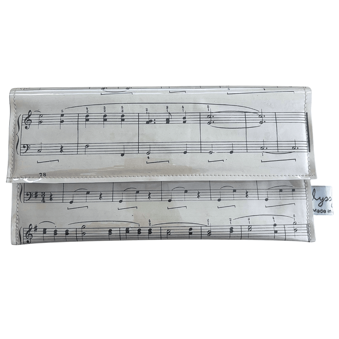 Vintage Sheet Music Wallet - "Spring Song" and "Evening Song"