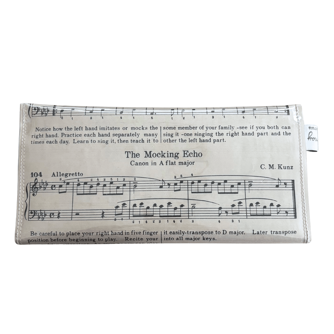 Vintage Sheet Music Wallet - "The Elephants Dance"
