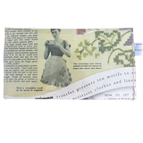 Vintage 1950's magazine wallet - Cross Stitch Charm