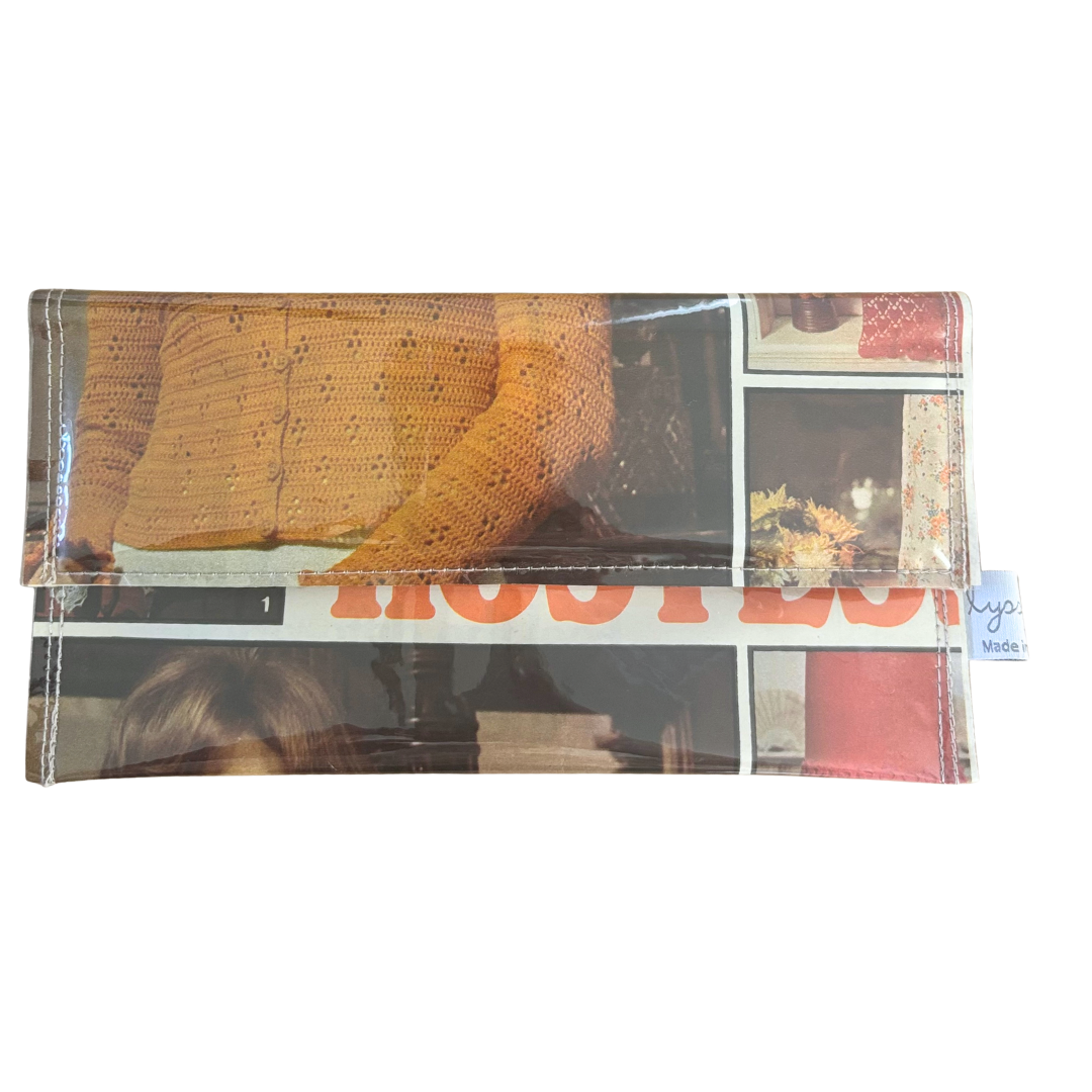 Retro 1970's magazine wallet - Creative Hostess Knitting Patterns