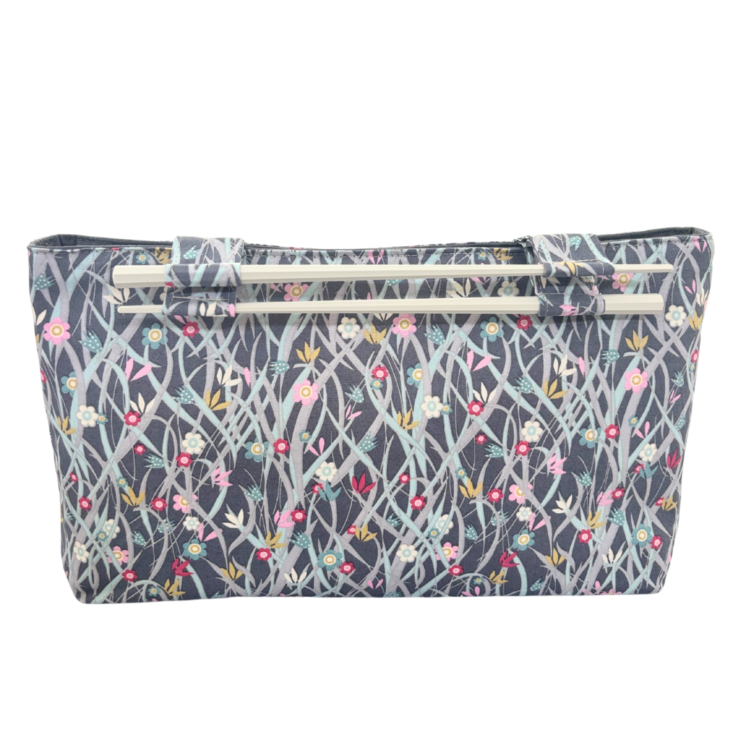 'Patsy' Liberty Fabric Chopstick Handle Clutch Bag