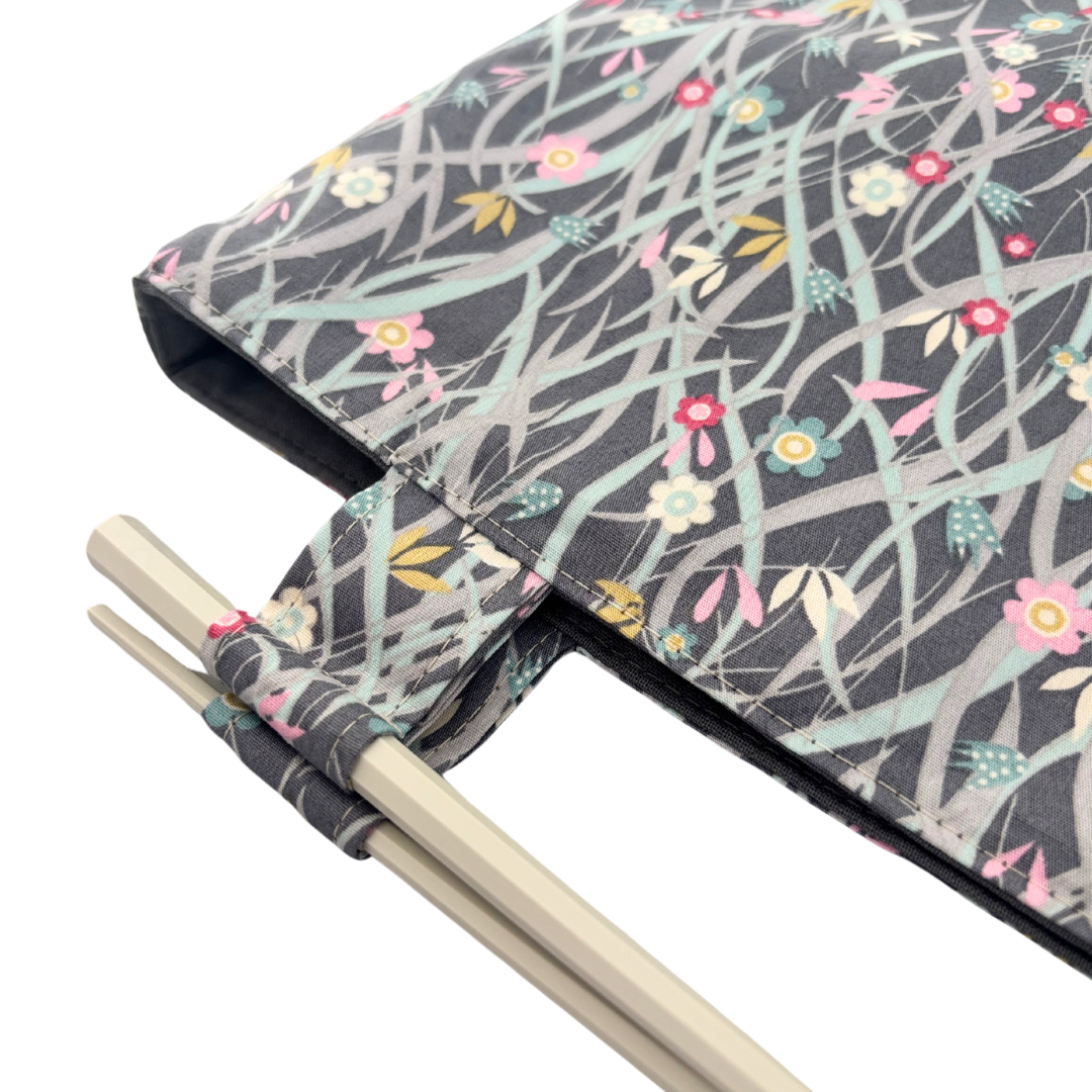 'Patsy' Liberty Fabric Chopstick Handle Clutch Bag