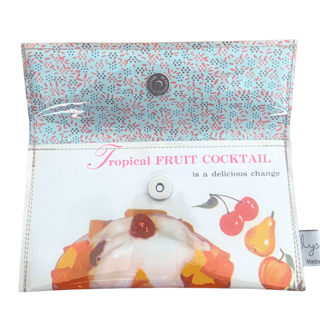 Retro Recipe Wallet - Golden Circle Fruit Cocktail