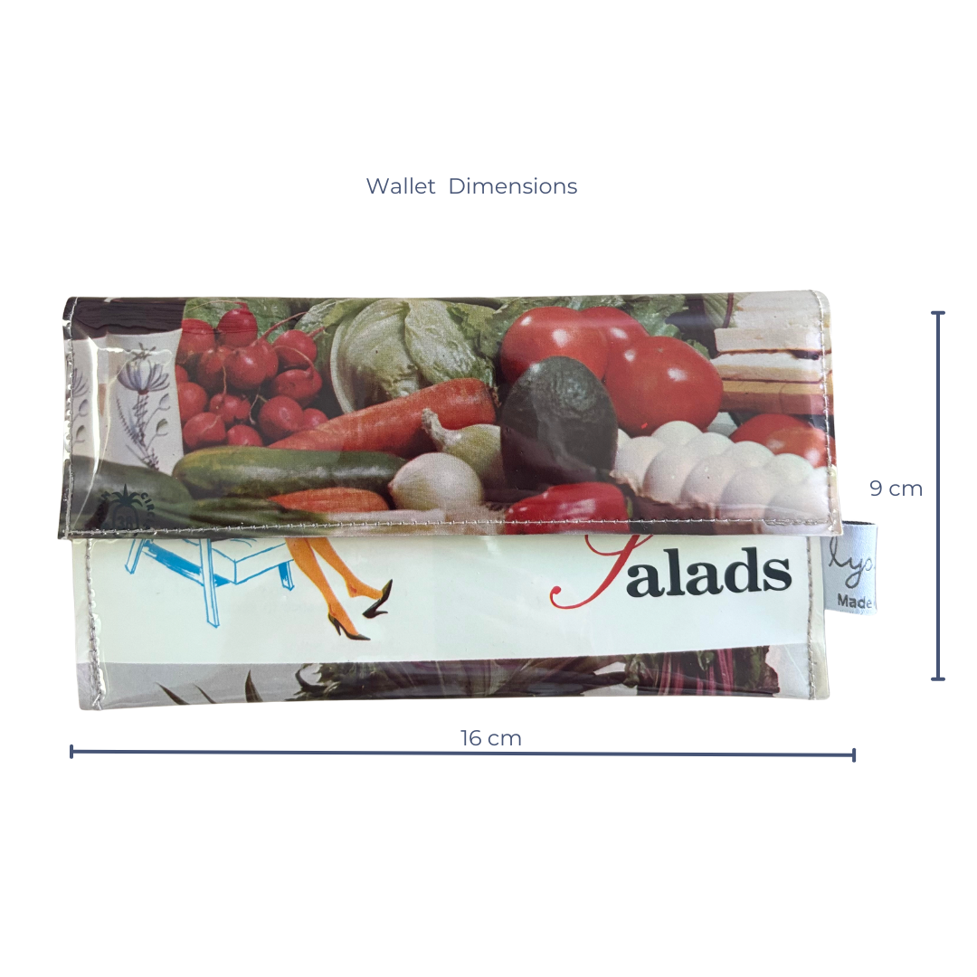 Retro Recipe Wallet - Golden Circle Salads