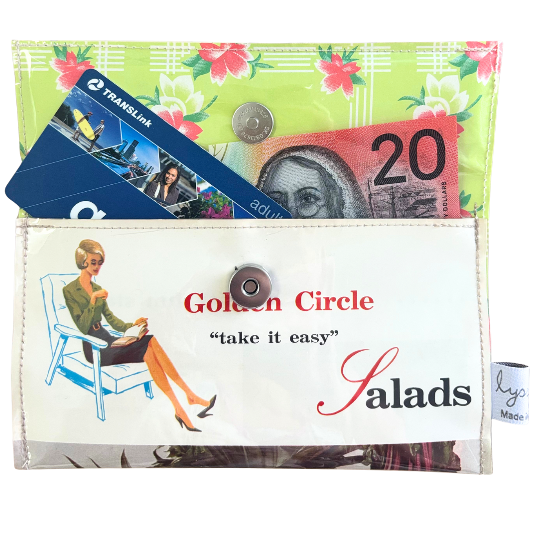 Retro Recipe Wallet - Golden Circle Salads