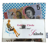 Retro Recipe Wallet - Golden Circle Salads