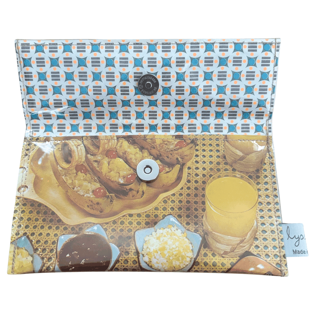 Retro Recipe Wallet - Banana Boats, Curry and Kabobs