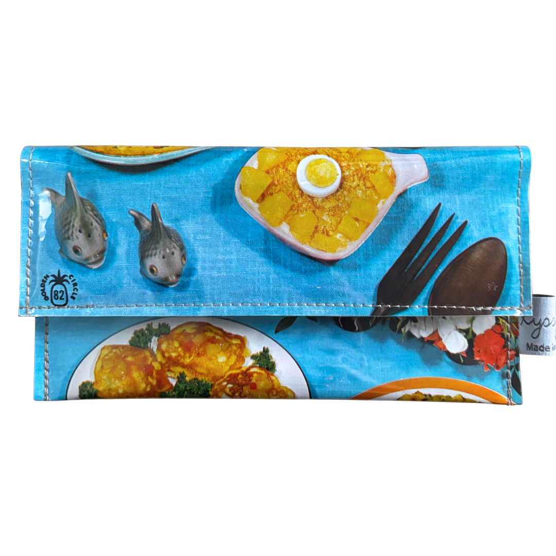 Retro Recipe Wallet - Pineapple and Egg Dishes
