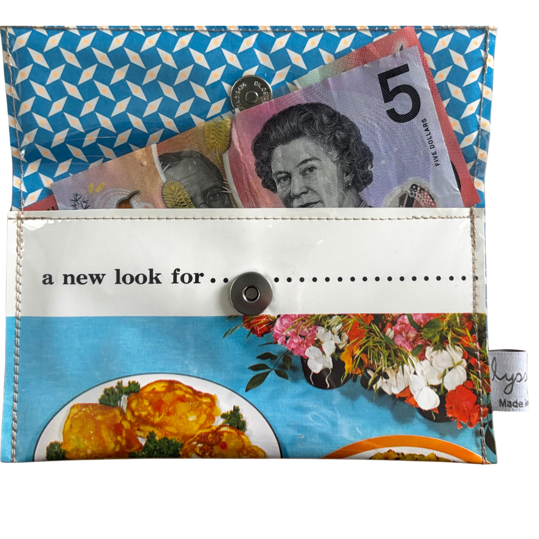 Retro Recipe Wallet - Pineapple and Egg Dishes