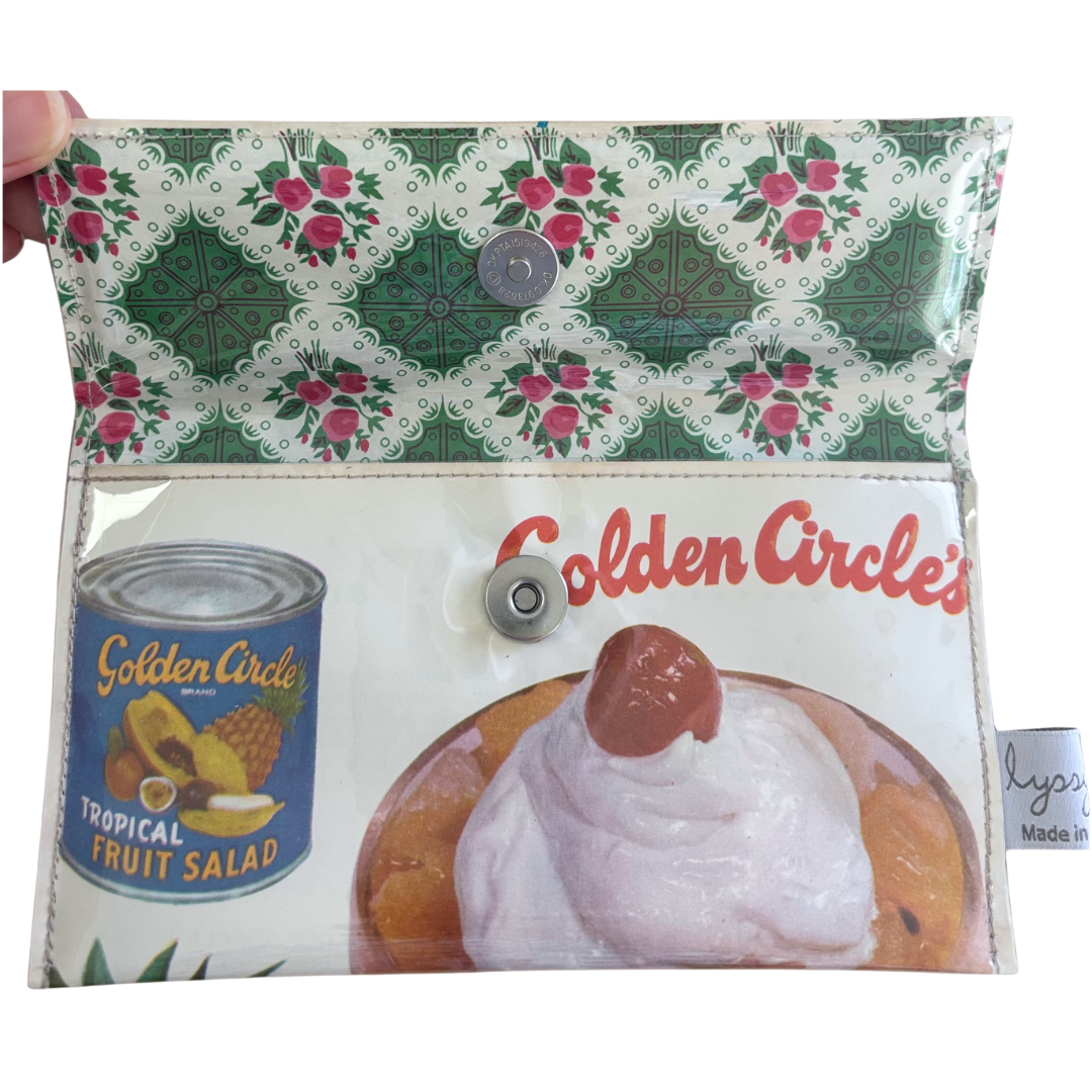 Retro Recipe Wallet - Golden Circle Tropical Fruit Salad