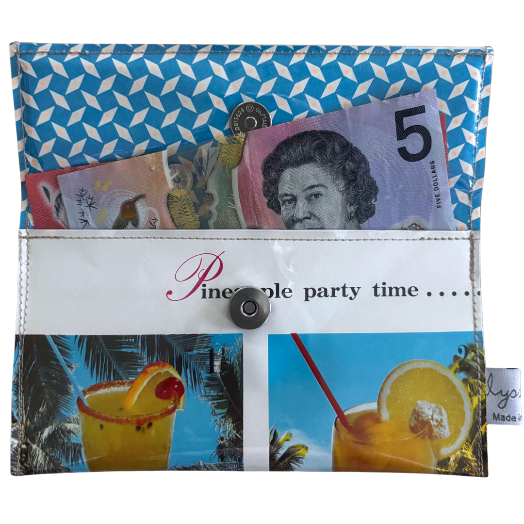 Retro Recipe Wallet - Pineapple Party Time