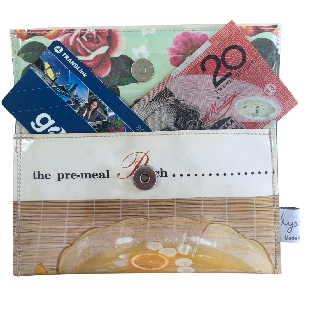 Retro Recipe Wallet - Golden Circle Tropical Punch Recipe