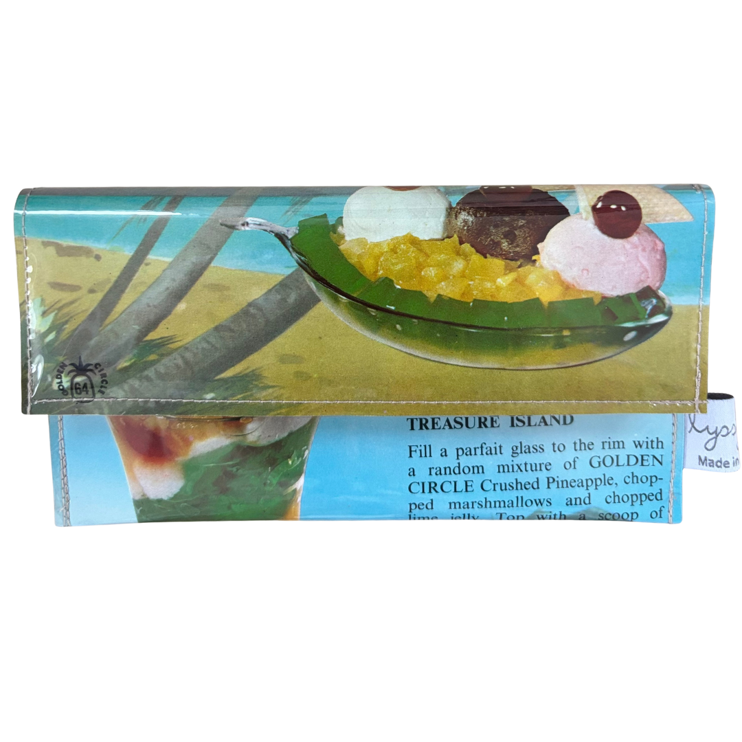 Retro Recipe Wallet - Pineapple Sundae