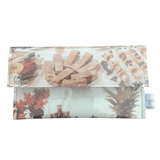 patterned wallet on a white background
