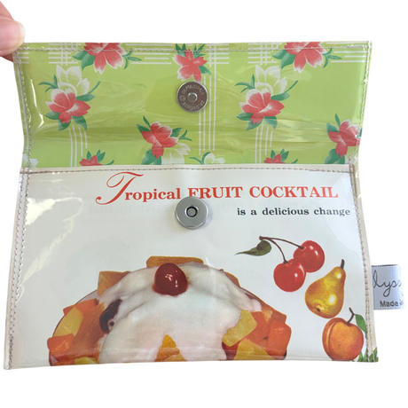 Retro Recipe Wallet - Golden Circle Fruit Cocktail