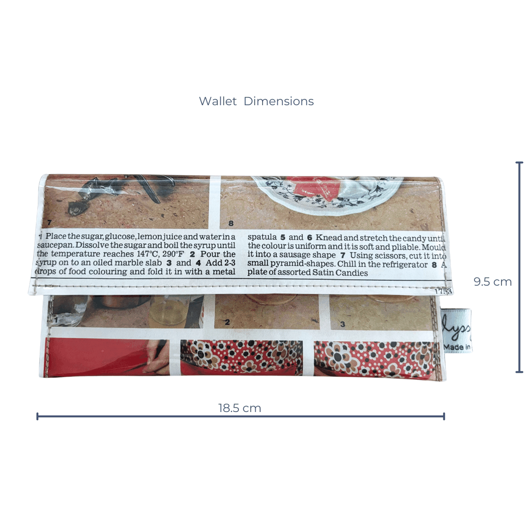 Retro Recipe Wallet - Sweets and Candies