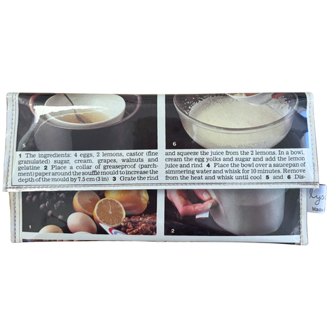 Retro Recipe Wallet - Souffle and Fritters
