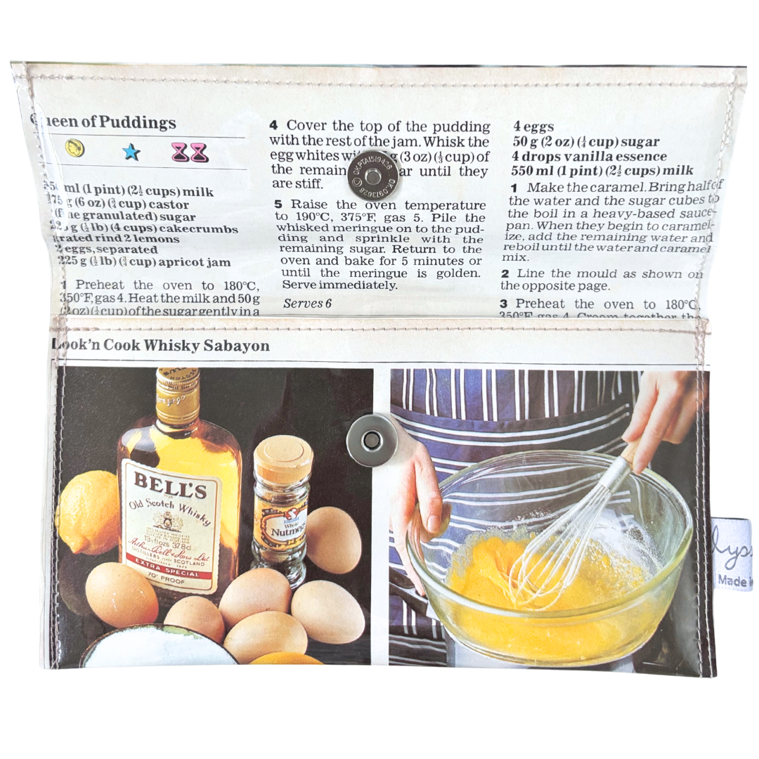 Retro Recipe Wallet - Whisky Sabayon