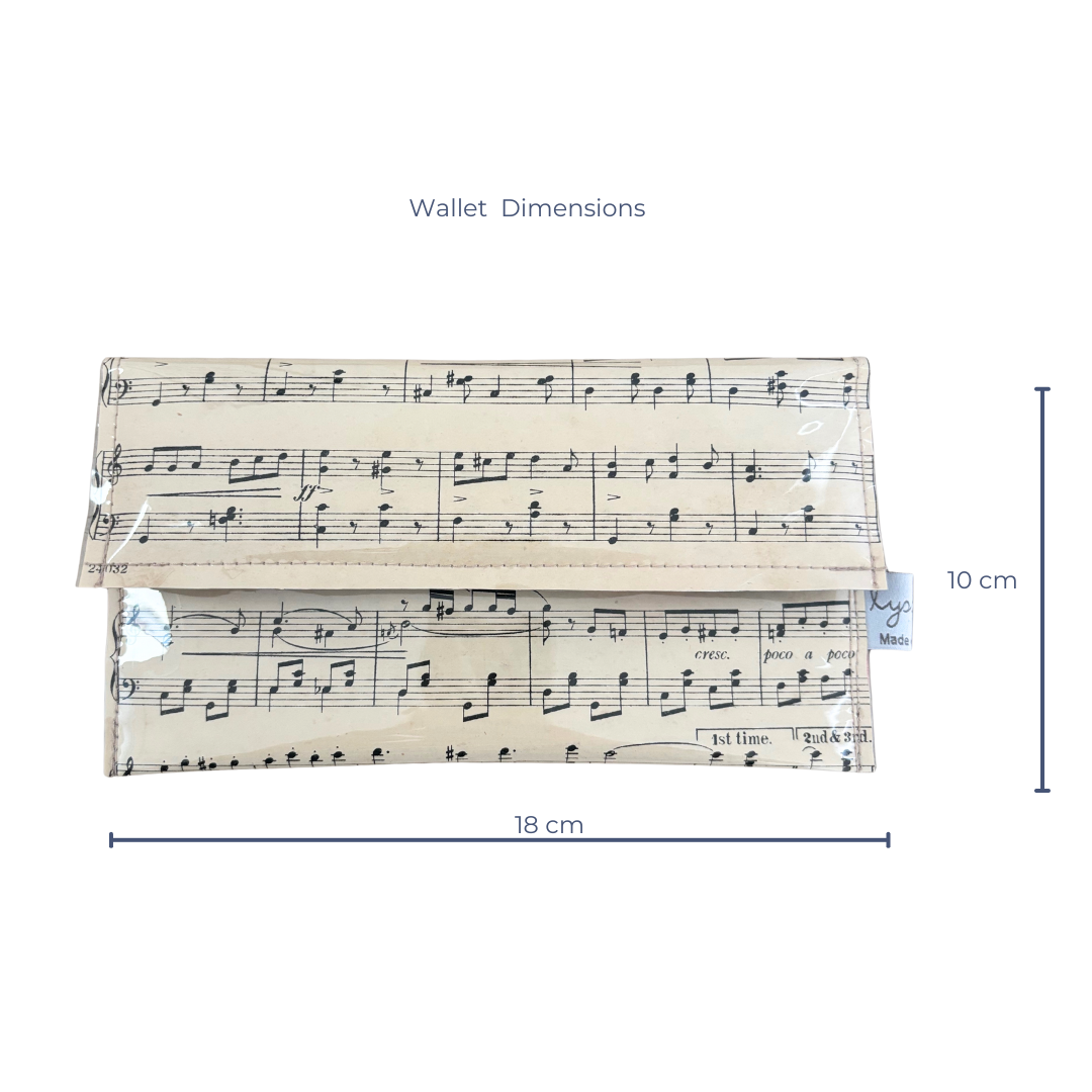 Vintage Sheet Music Wallet - "Berlin on the Spree"