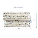 Vintage Sheet Music Wallet - "Berlin on the Spree"