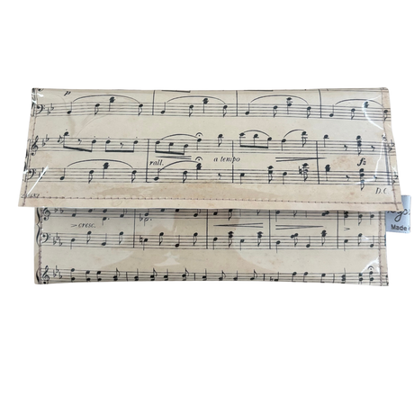 Vintage Sheet Music Wallet - "Chorus of Students and a Glass of Beer"