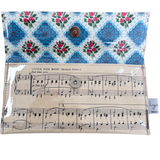 Vintage Sheet Music Wallet - "Little Blue Moon"