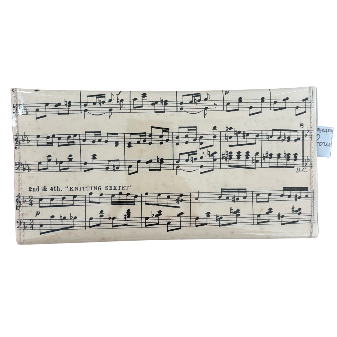 Vintage Sheet Music Wallet - "Little Miss Wooden Shoes"