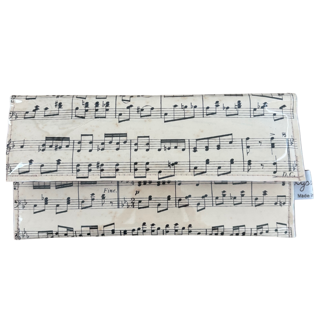 Vintage Sheet Music Wallet - "Little Miss Wooden Shoes"