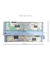 Recycled Street Map Wallet - Canberra, Weston Creek, Woden Valley, Belconnen