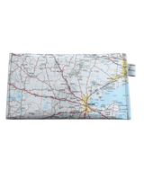 Recycled Street Map Wallet - Ballarat and Geelong Regions