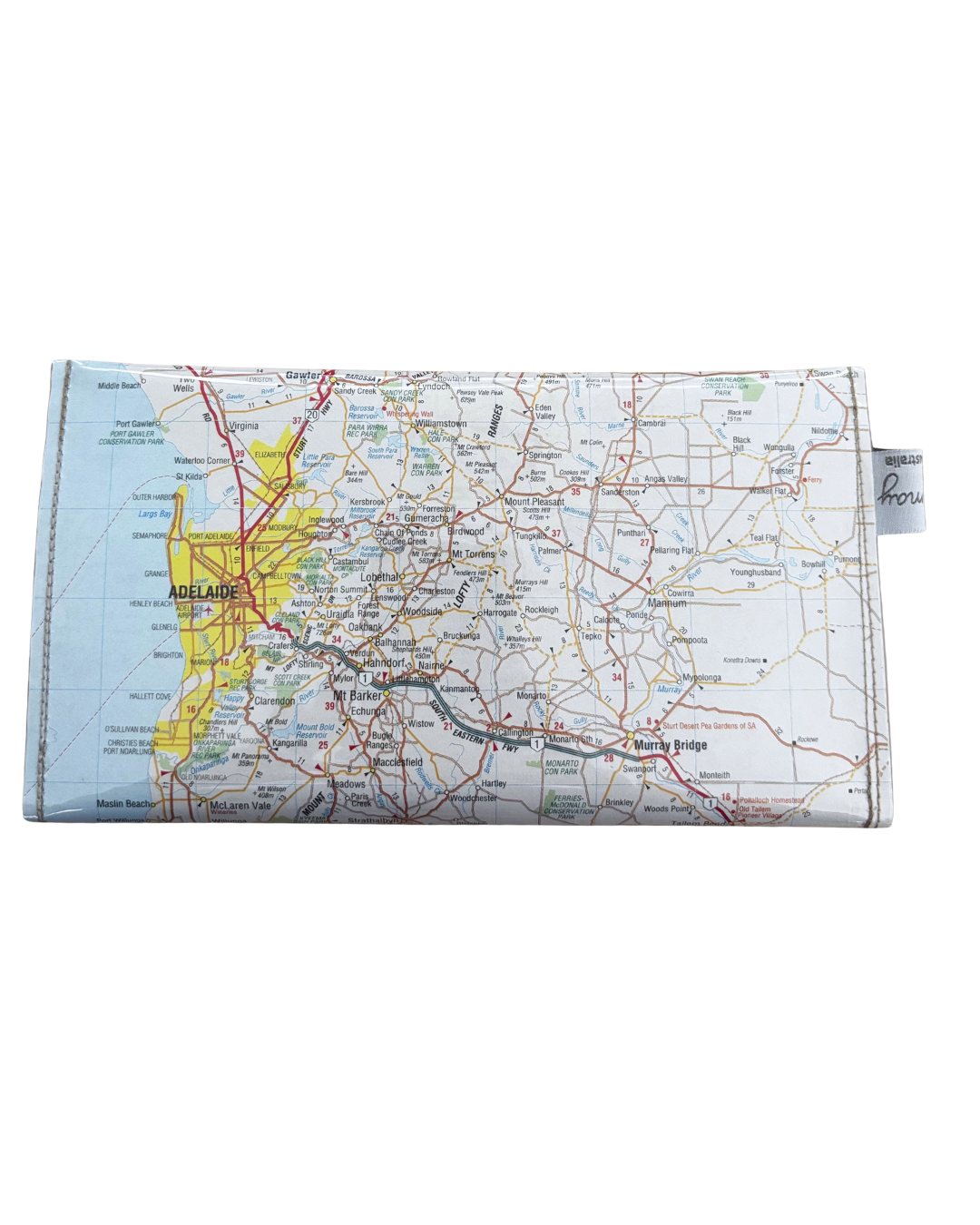Recycled Street Map Wallet - Adelaide and Regional SA