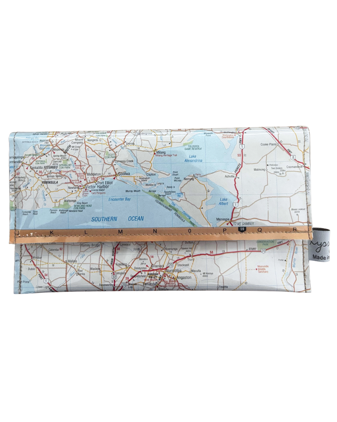 Recycled Street Map Wallet - Adelaide and Regional SA