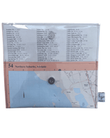 Recycled Map Wallet - SA - Adelaide Northern Coastline Suburbs