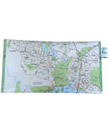 Recycled Map Wallet - Canberra Northern Suburbs - Explore Australia