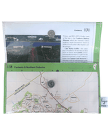 Recycled Map Wallet - Canberra Northern Suburbs - Explore Australia