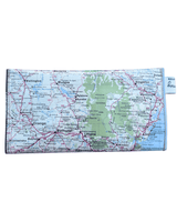 Recycled Street Map Wallet - Central Eastern New South Wales