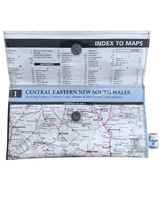 Recycled Street Map Wallet - Central Eastern New South Wales