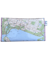 Recycled Map Wallet - Central Perth - Explore Australia