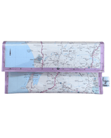 Recycled Map Wallet - Central Western Australia - Explore Australia