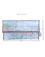 Recycled Map Wallet - NT - Darwin North Eastern Suburbs