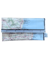 Recycled Street Map Wallet - North Eastern New South Wales