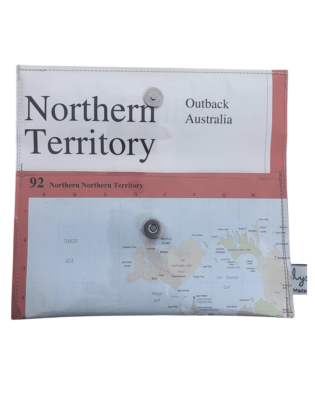 Recycled Map Wallet - NT - Northern Northern Territory