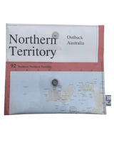 Recycled Map Wallet - NT - Northern Northern Territory